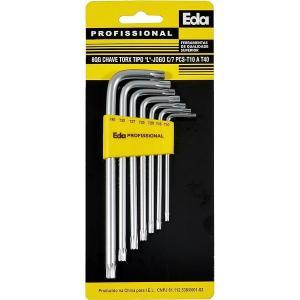 Jogo de chaves torx com 7 peças